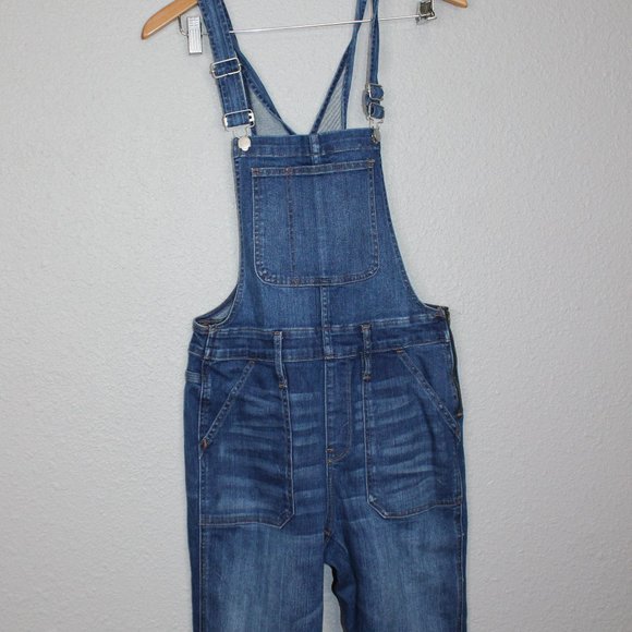 Madewell Skinny Overalls in Jansing Wash sz M - Picture 6 of 6